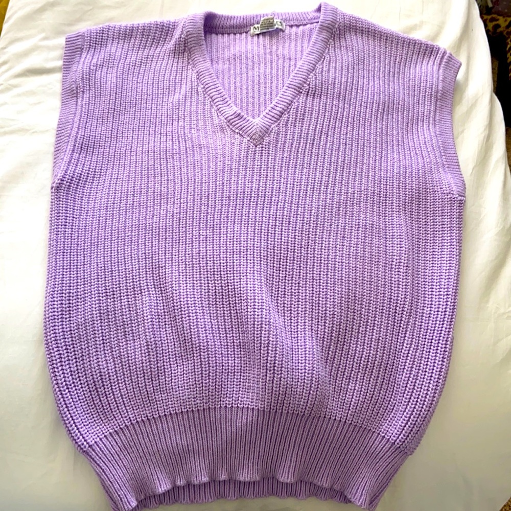 Knitted XL sweater vest super comfy